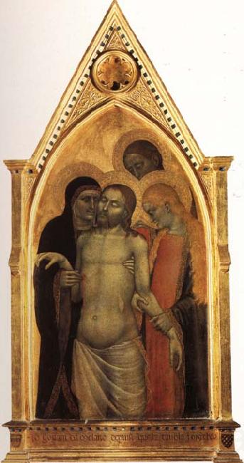 GIOVANNI DA MILANO Pieta of Christ and His Mourners Spain oil painting art
